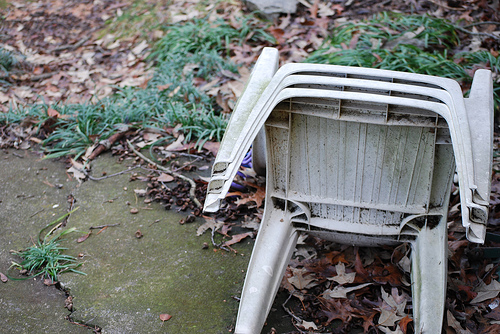 old yard furniture 