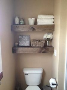 decluttering the bathroom